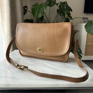 Vintage Coach City Bag Purse Putty